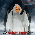 thumbnail image 3 of HOMCOM Pumpkin Ghost Outdoor Hanging Halloween Decoration for Party, 3 of 9