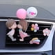 thumbnail image 4 of Clip de salida de aire de coche, decoración Interior, linda pareja, beso, globo, amor, figura de acción, fragancia, adorno, rosa, accesorios para automóviles, Mujeres, 4 of 4