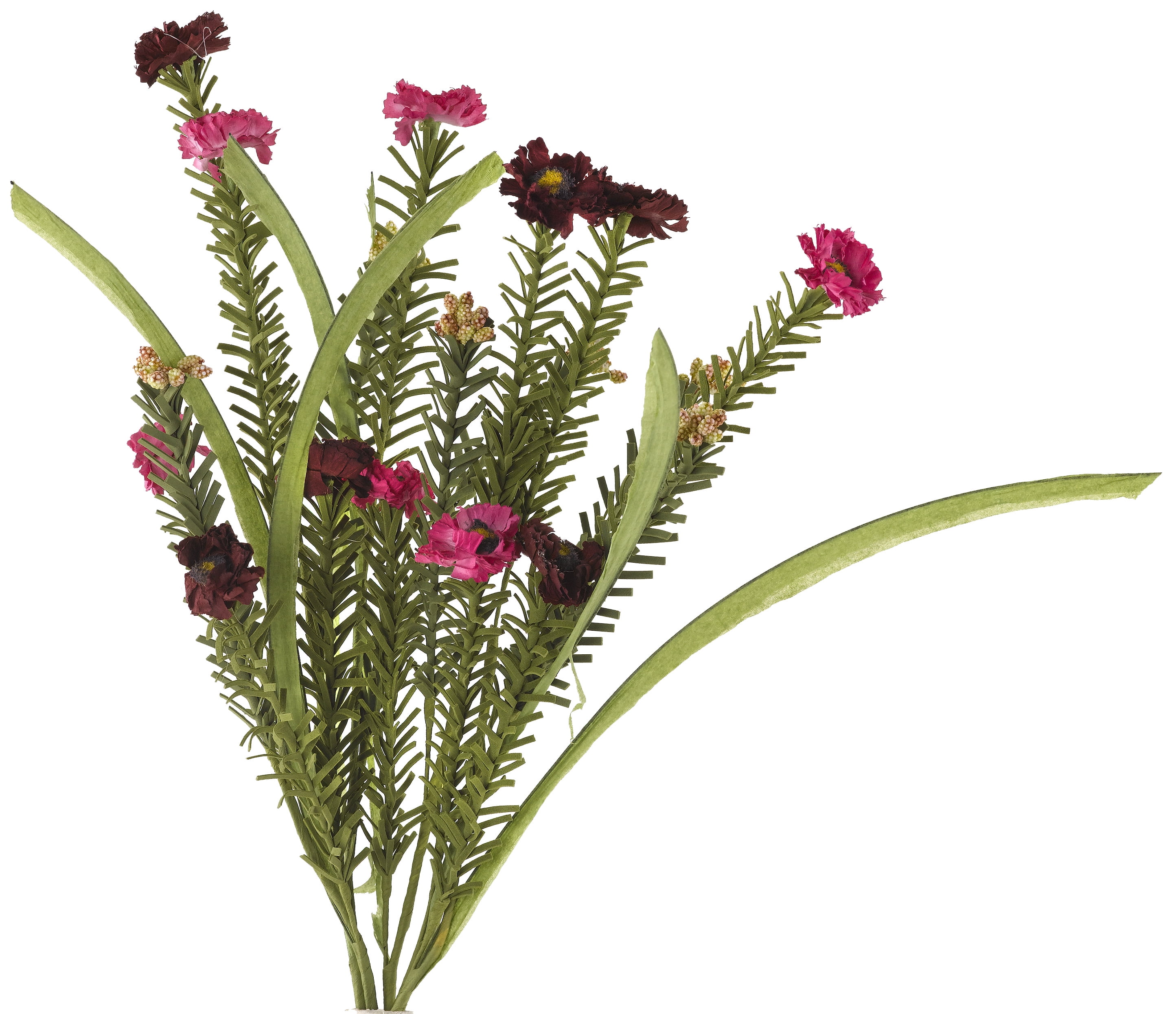 Pink Spring and Summer Flowers Set of 3 60cm Artificial Hydrangea Flower Stem 