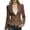 Coffee [New Arrivals: Mix, Match & Save], variant on Women's Casual Blazer Jacket Long Sleeve Lapel Zip Up Slim Fit Work Office Blazer Suit Coat for Women Professional Business Attire | CSEONE,Black XL