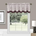 thumbnail image 4 of The Gray Barn Amber Sweet Window Curtain Valance - 58x14 Burgundy, 4 of 5
