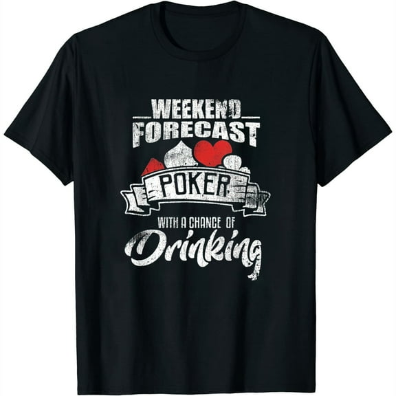 Funny Poker Player Gift Womens T-Shirt Black