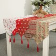 thumbnail image 4 of ziyahi Table à Pompons Imprimée pour Salle à Manger, Meuble TV, Lit, Table Basse, Nappe d'Hôtel 2 1Set, 4 of 6