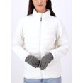 thumbnail image 2 of Isotoner Women's Weather Resistant Storm Cuff Gloves, Light Gray, S/M, 2 of 6