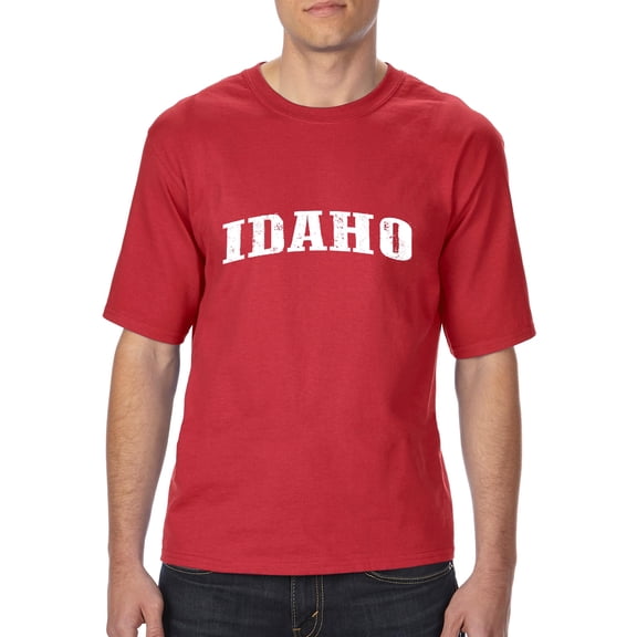Normal is Boring - Big Men's T-Shirt, up to Tall Size 3XLT - Idaho