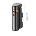 thumbnail image 3 of JC25 Foldable Aluminum Alloy Selfie Stick Tripod with 360° Rotation, Bluetooth 5.0 Remote Control, Small Round Light & 2 Cold Shoe Mounts - Portable 11cm Folded Design for Smartphones/Cameras,, 3 of 7