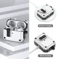 thumbnail image 3 of Funda de bloqueo de seguridad para AirPods Pro 2 3 funda para AirPods Pro2 Pro 2a generación 2023 funda a prueba de golpes para Airpods 4 4th 3 Fundas, 3 of 5