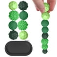 thumbnail image 6 of 8 Pcs Silicone Balls Fidget Toys for Adults & Teens, Stress Relief Sensory Office Desk Toys for Anxiety Relief, Fun Gadget Gifts Stocking Stuffers for Christmas (Green), 6 of 7