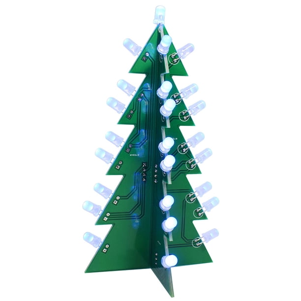 DIY Star Effect 3D Colorful L-ED Kit de árbol de Navidad decorativo