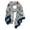 Gray, variant on Peach Couture Cute Vintage Lightweight Graphic Finch Bird Print Scarf