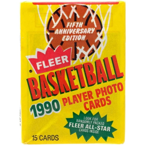 1990 Fleer Basketball Wax Pack Rookie Gems