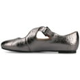 thumbnail image 2 of Journee Womens Ivanna Almond Toe Mary Jane Buckle Detail Comfort Flats, 2 of 9