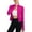 Hot Pink, variant on TMOYZQ Women's Workout Jackets Long Sleeve Full Zip Slim Fit Sportswear Crop Tops Thumb Holes for Running