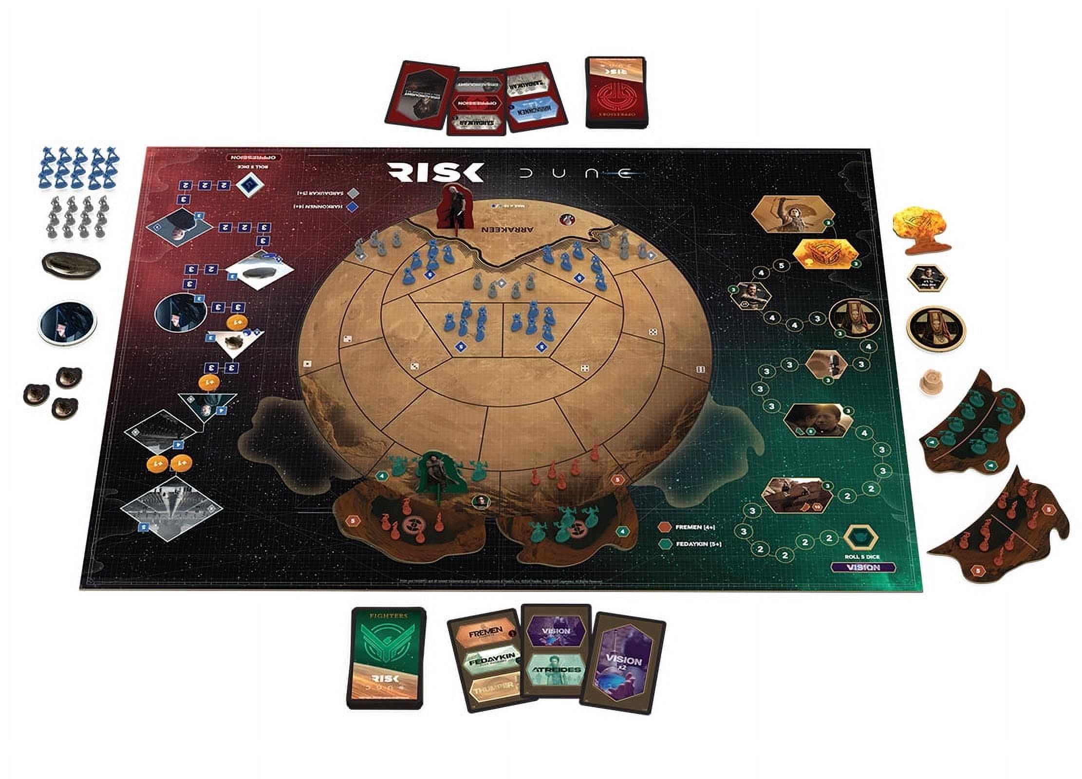 Risk: Dune Strategy Board Game, for Dune Fans, War Game Based on The Dune Movie Franchise