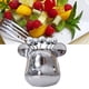 thumbnail image 5 of Tarro de almacenamiento de Tenedor de frutas con forma de animal Kangjianwuwushu soporte de cerámica con 6 tenedores de acero inoxidable Base de cabeza de oso, 5 of 10
