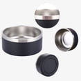 thumbnail image 3 of 100 oz Extra Large Insulated Dog Water Bowl | Stainless Steel Pet Bowl |Non-Slip Rubber Base, 3 of 5