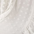 thumbnail image 5 of CAILDANL Elegant Kids Bed Canopy - Lace Chiffon Netting with Pom Pom, Princess Girls Fairy Dream Tent, Nursery Room Baby Crib Hanging Curtain Mosquito Net Children Reading Nook Decoration (Beige), 5 of 6