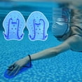 thumbnail image 4 of Agiferg Swimming Stroke Short Palm Hand Paddle Water Webbed Gloves S/M/L Swim Training, 4 of 7