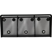 Homeries Magnetic Three Compartment Pen & Pencil Holder – Mesh Pen & Marker Storage Basket for Refrigerator, Office, Desk, Home, Locker, Whiteboard – Extra Strong Magnets