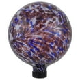 thumbnail image 4 of Northlight Outdoor Garden Swirled Gazing Ball - 10" - Purple and White, 4 of 6