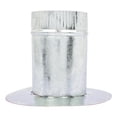 thumbnail image 1 of tubo con brida de 4 pulgadas plata hazlo bien, 1 of 4
