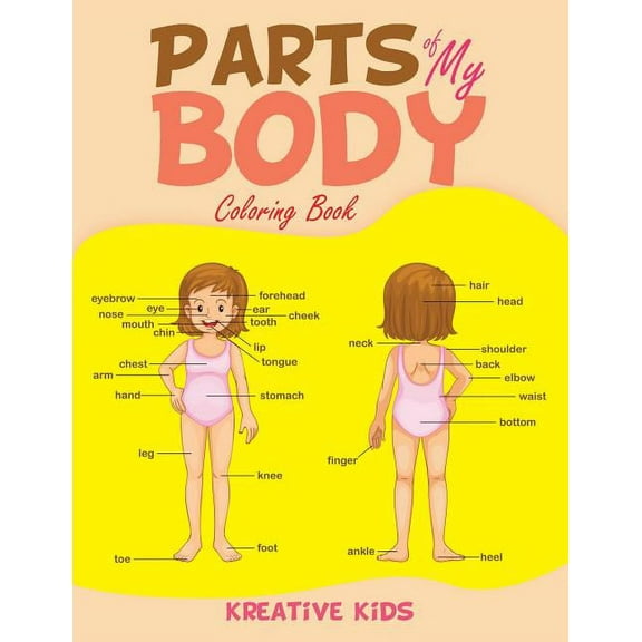 Parts of My Body Coloring Book, (Paperback)