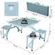 thumbnail image 2 of Mesa Plegable Tipo Portafolio De Aluminio Con 4 Bancos Genérica MESA-PL, 2 of 5