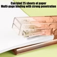 thumbnail image 6 of Japceit Rotary Stapler 360 Degree Transparent Gradient Mini Stapler Portable Handheld with 400 Staples 8 Directions for School Office Home, 6 of 6