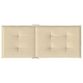 thumbnail image 3 of Cojines para silla VidaXL Garden Highback Beige, 4 unidades, 47,2 x 19,7 x 1,2, 3 of 5
