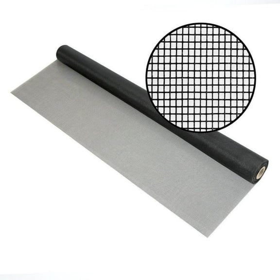 Standard Fiberglass Screen Mesh Roll Kit - 96 in x 100 ft - Window, Patio, Pool, Sliding Door