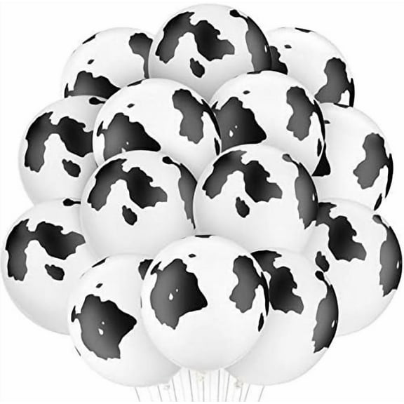 Cow Balloons Latex Balloons Funny Print Cow Balloons for Birthday Party Supplies Decorations