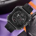 thumbnail image 3 of SMAEL Square Analog-Digital Sports Watch Waterproof Multicolor Chronog LED Alarm Wrist Watch, 3 of 10