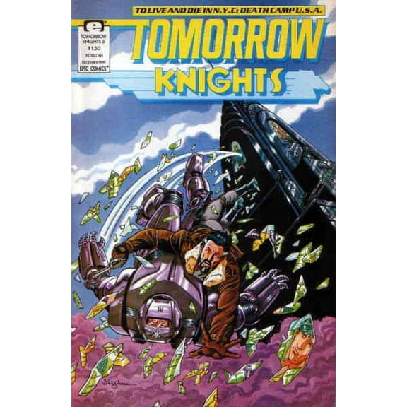 Tomorrow Knights #5 VF ; Epic Comic Book