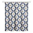 thumbnail image 2 of Creative Products Navy Mod Flowers 71x74 Shower Curtain, 2 of 2