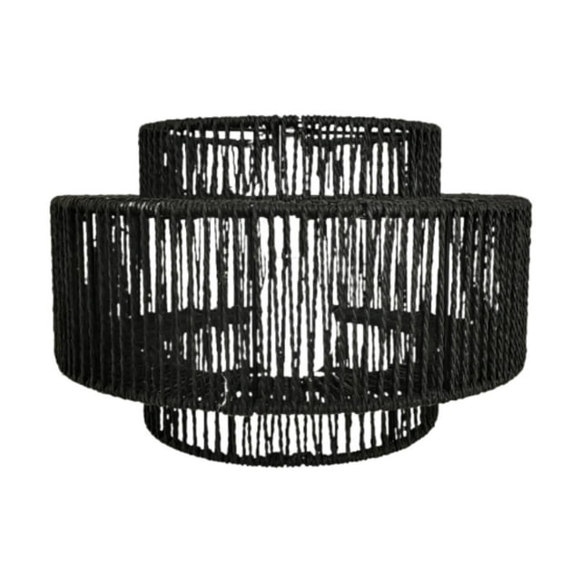 Pantalla De Lámpara De Araña De Estilo Rústico, Pantalla De Lámpara Tejida Para Chimenea, Pasillo, Interior