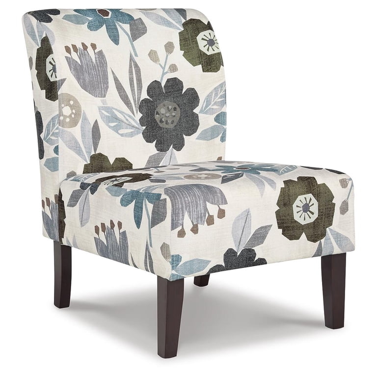 Signature Design by Ashley Triptis Armless Accent Chair, Floral photo 3