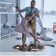 thumbnail image 3 of Coffee Cups and Words Round Soft Area Rugs 2.6ft Anti-Slip Cute Circle Carpet for Teen Girls Room, Circular Rug for Nursery Room, Dorm, Cute Room Decor for Baby, 3 of 7