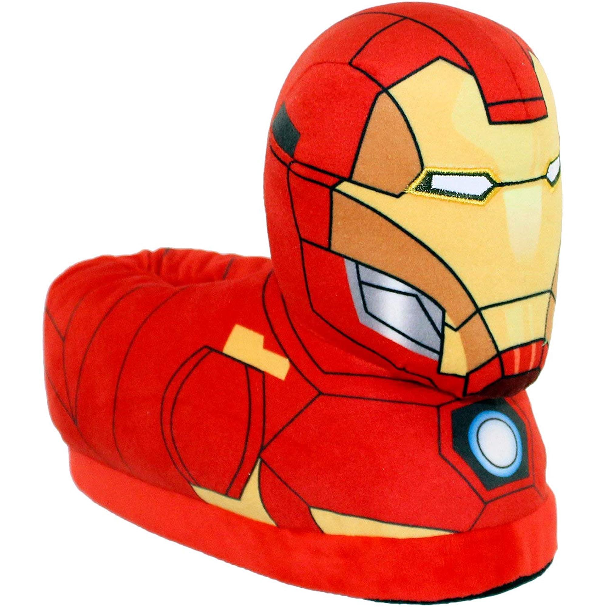 Marvel Avengers Boys Slippers - Plush Boot House Shoes With Non-Slip Soles, Sizes 12-2 | Warm, Cozy Kids Indoor Slippers