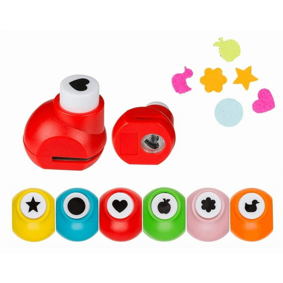 6-Pack - Character Punch / Paper Punch - Multi-Color Punch