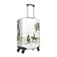 thumbnail image 3 of Balery Luggage Cover Cowboys Riding A Horse Near A Tree Print Suitcase Covers for Luggage Elastic Washable Suitcase Protector Fits 18-32 Inch Luggage-Large, 3 of 9