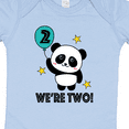 thumbnail image 4 of Inktastic Twins 2nd Birthday Panda Boys or Girls Baby Bodysuit, 4 of 5