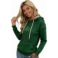 thumbnail image 6 of St. Patrick's Day Hoodie for Women, 3D Print Shamrock & Celtic Knot Pattern Pullover Sweatshirt with Front Pocket, 6 of 6