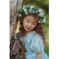 thumbnail image 3 of Vorkoi Camellia Flower Crown Rose Headpiece Wedding Bridal Flower Girl Halo Maternity Photo Props, 3 of 5