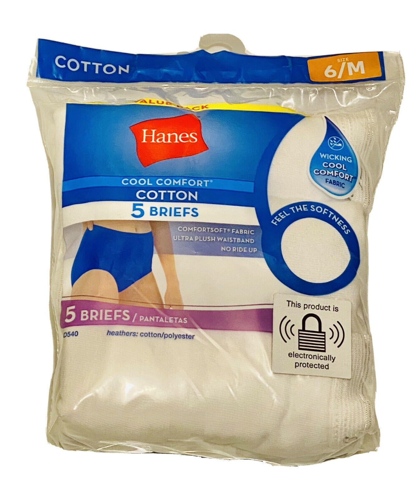 Hanes Cool Comfort Womans Tagless Cotton Briefs (5-pack) - Walmart.com