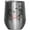 Silver, variant on Funny When You're Dead Inside but It's Valentines with Skeleton Art Merch Gift, White 12oz Wine Tumbler