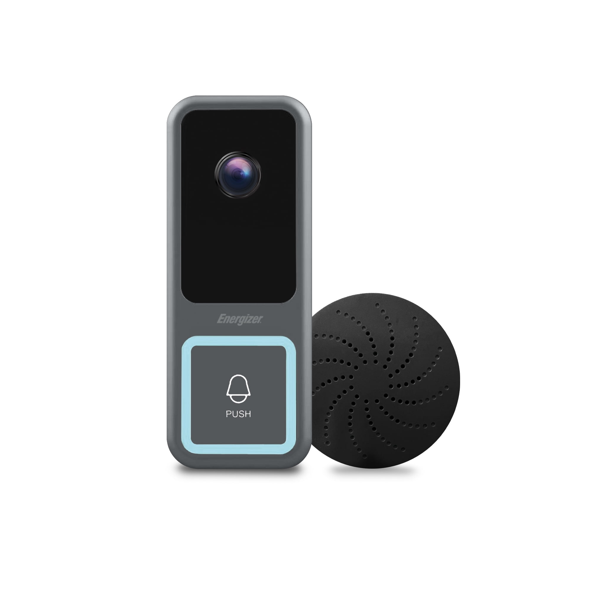 Energizer Smart Doorbell & Chime, 1080p Wired Doorbell Camera with Two-Way Audio for Home Security