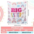 thumbnail image 3 of 60" x 50" Big Sister Blanket Big Sister Gifts Big Sister Birthday Gift Ideas Soft Cozy Throw Blanket Soft Warm Flannel Blanket for Big Sister Baby Shower Party Supplies Big Sister Gift, 3 of 5