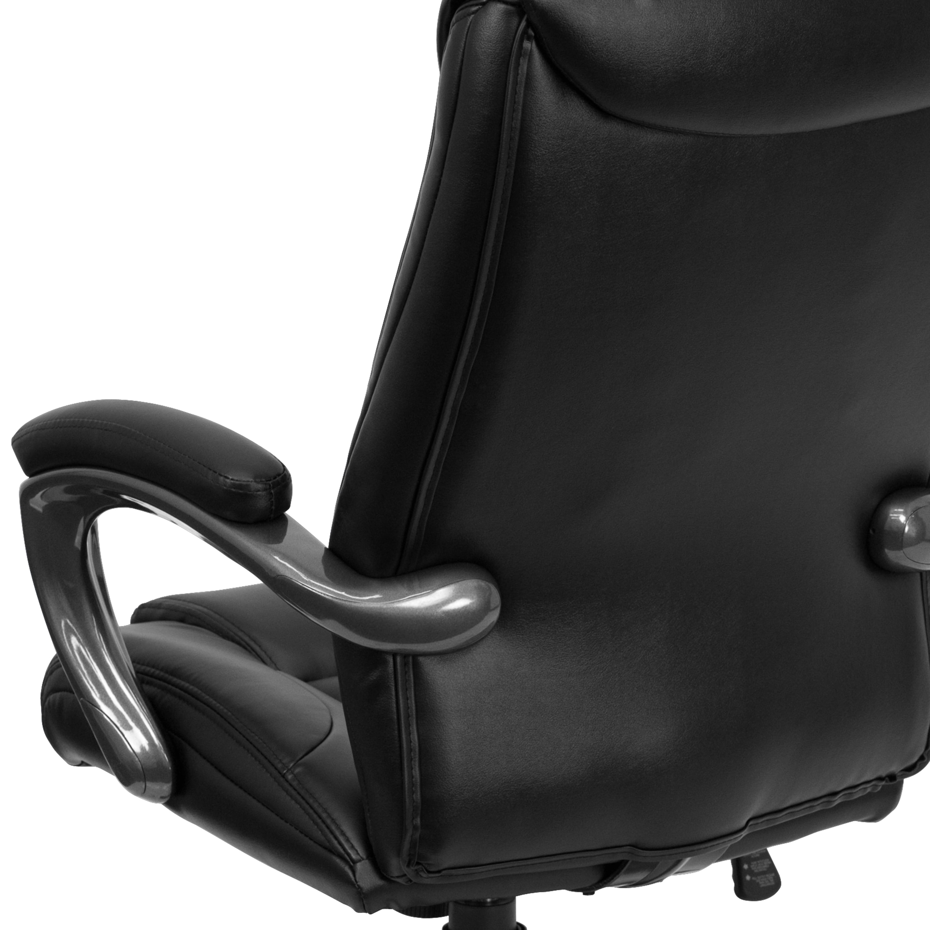 High Back Black Leather Executive Office Chair with Memory Foam Padding ,  #FF-0158-14 - H2O Furniture
