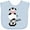 AE-Light Blue, variant on Inktastic Cow-moo. Boys or Girls Baby Bib