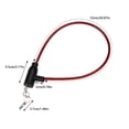thumbnail image 3 of LEEYNEER Premium Bike Lock with 2pcs Keys  Professional Bike Cable Lock  Heavy Duty Bicycle Lock Cable for Strong Anti-Theft, 3 of 4